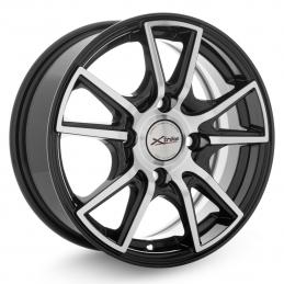 X`trike X-104 6x14 PCD4x114.3 ET38 DIA 67.1  BK/FP